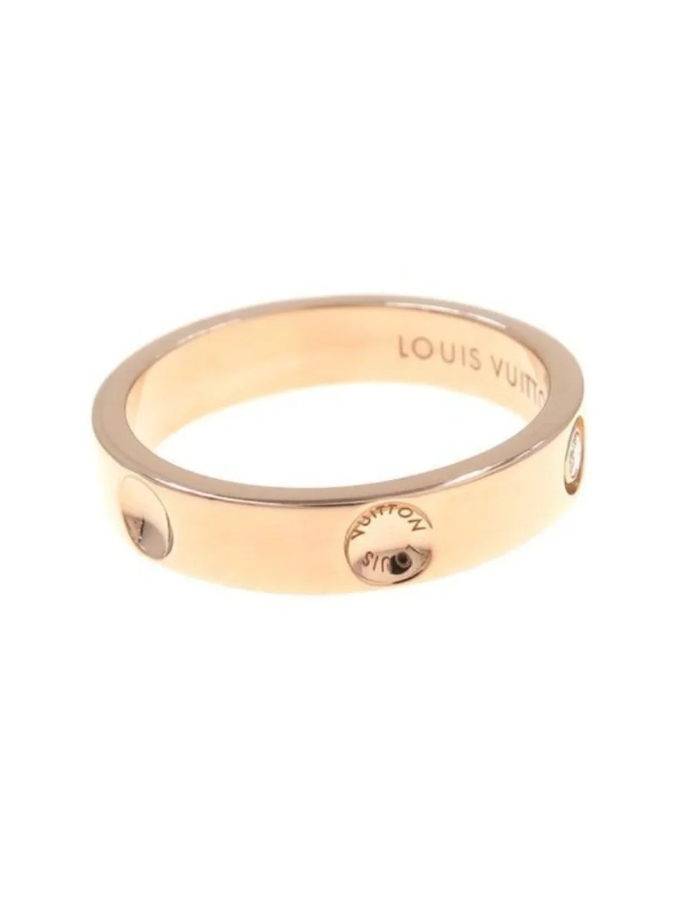 Louis Vuitton Alliance Empreinte Ring Diamond